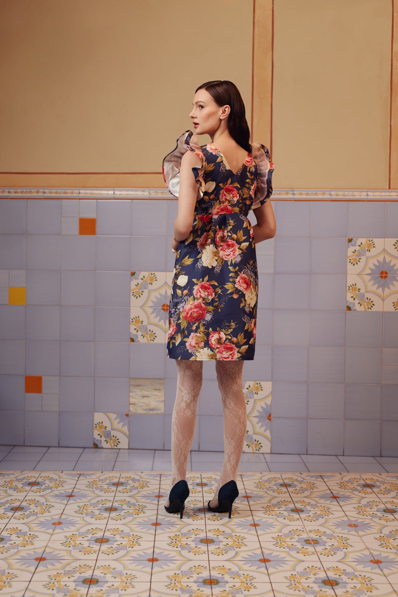 Floral Short Dress